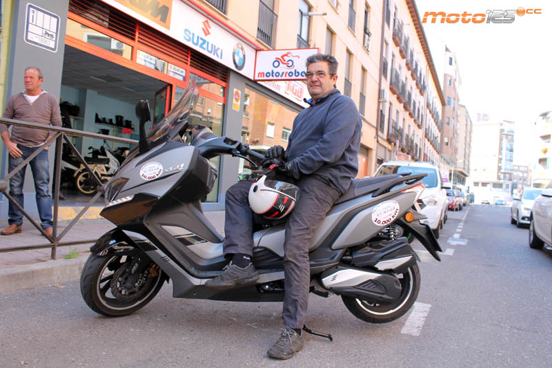 Prueba Maraton Daelim XQ1 125 10.000 km