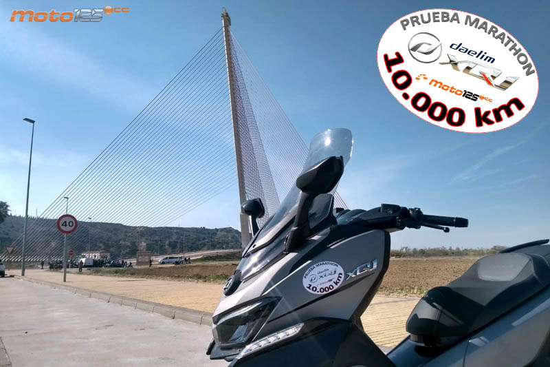 Prueba Maraton Daelim XQ1 125 10.000 km