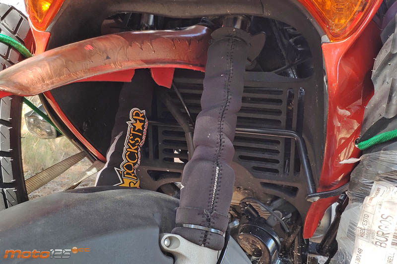Mongol Rally - Pedro Esteban - Honda Varadero 125