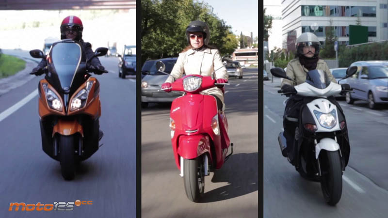 Mujer Scooter Kymco