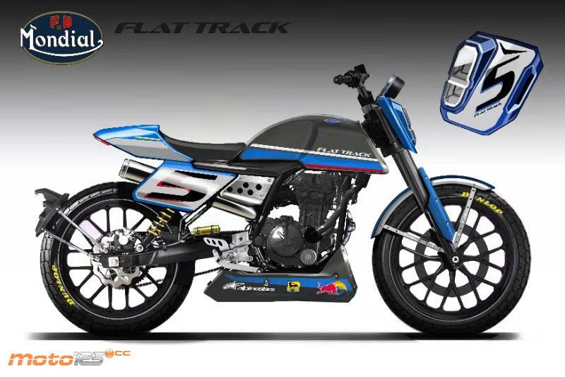 FB Mondial Flat Track 125/300 - Salón de Milán EICMA 2018