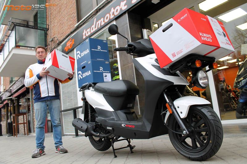 Kymco Agility Carry 125 - Se lo carga todo