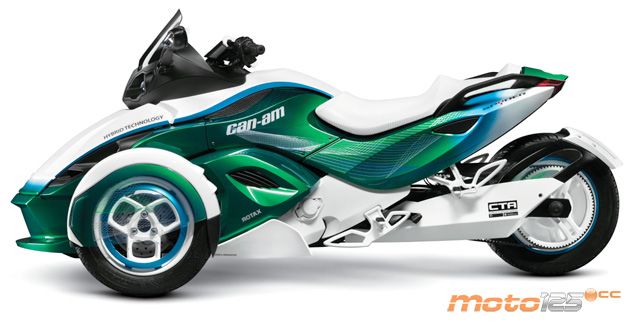 Can-Am Spyder Hybrid - Tres ruedas híbrido