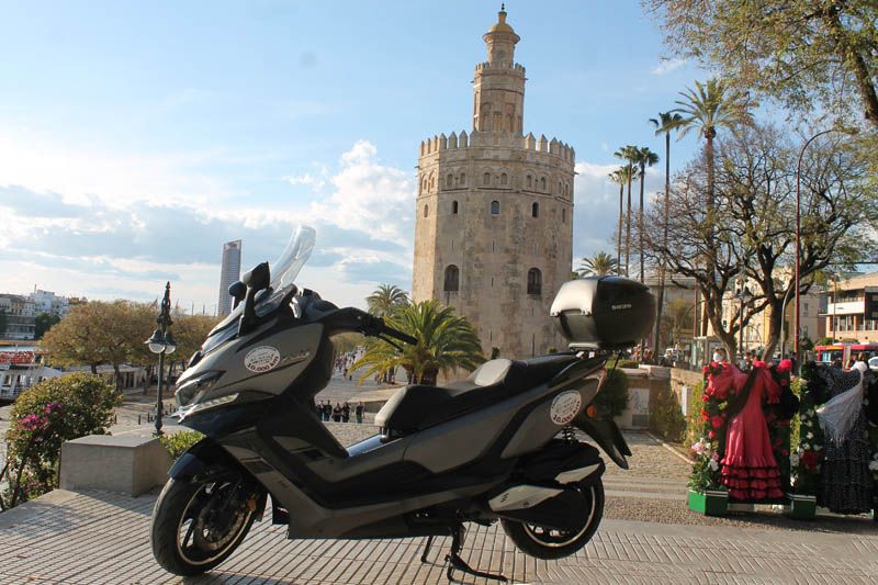 Daelim XQ1 125D 10.000 km – Gran Ruta 1.500 km (I): Sevilla
