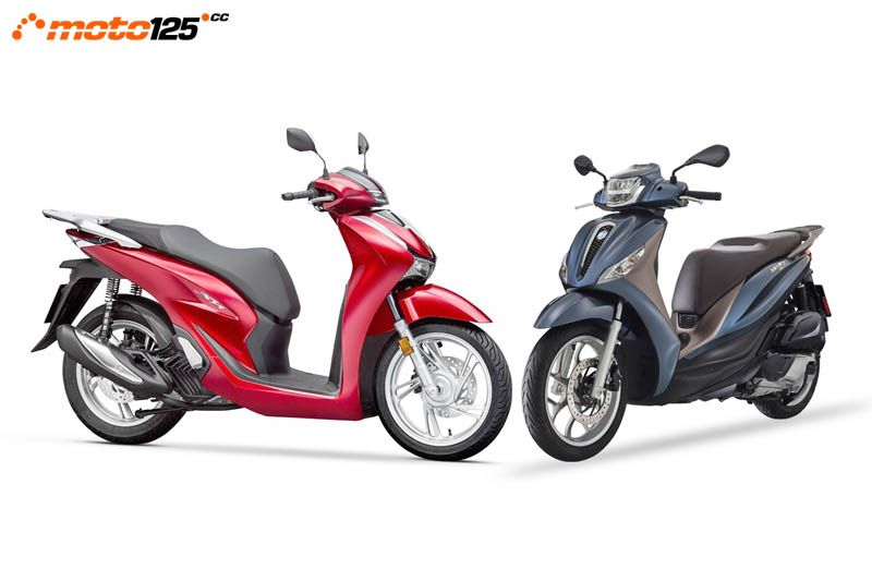 Comparativa (virtual) - Honda SH vs. Piaggio Medley ‘20