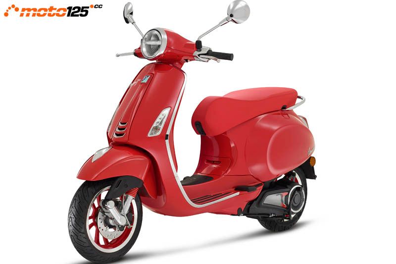Vespa Elettrica (RED) - Novedades 2022 - Salón EICMA de Milán 2021