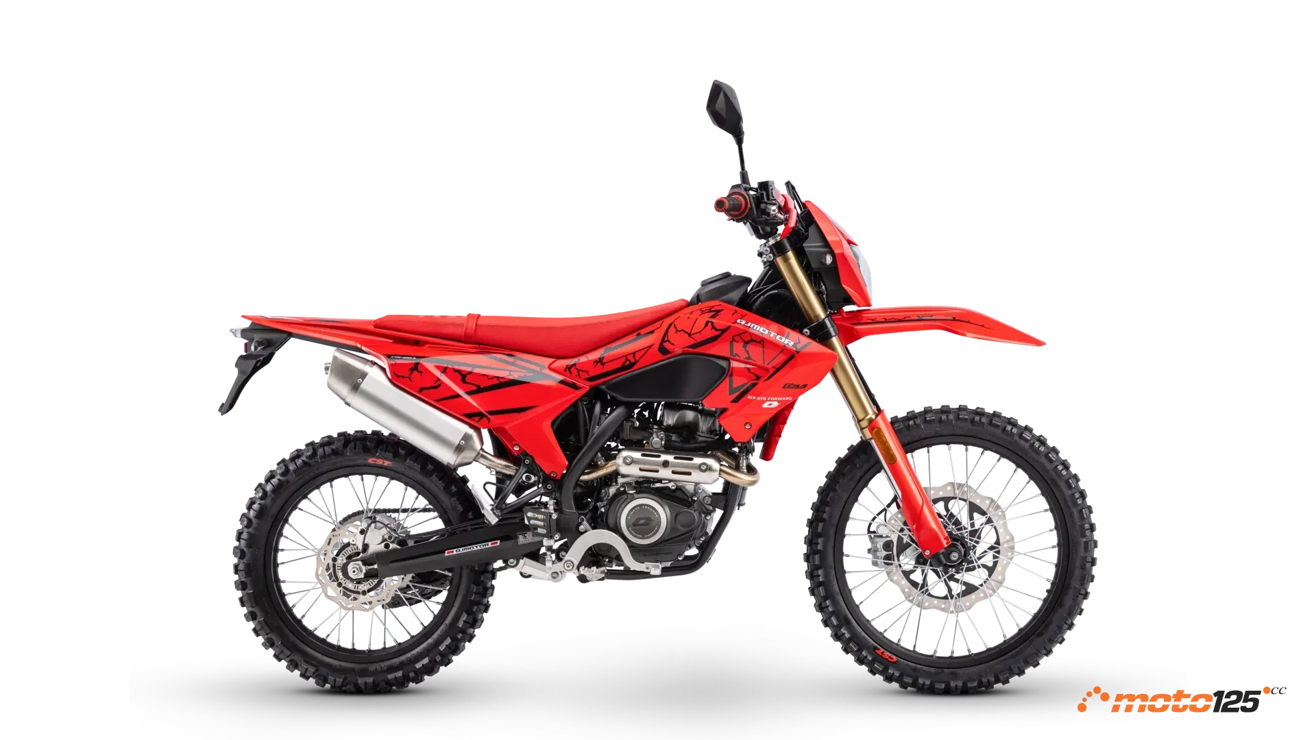 QJ Motor COV 125X rojo lateral alt