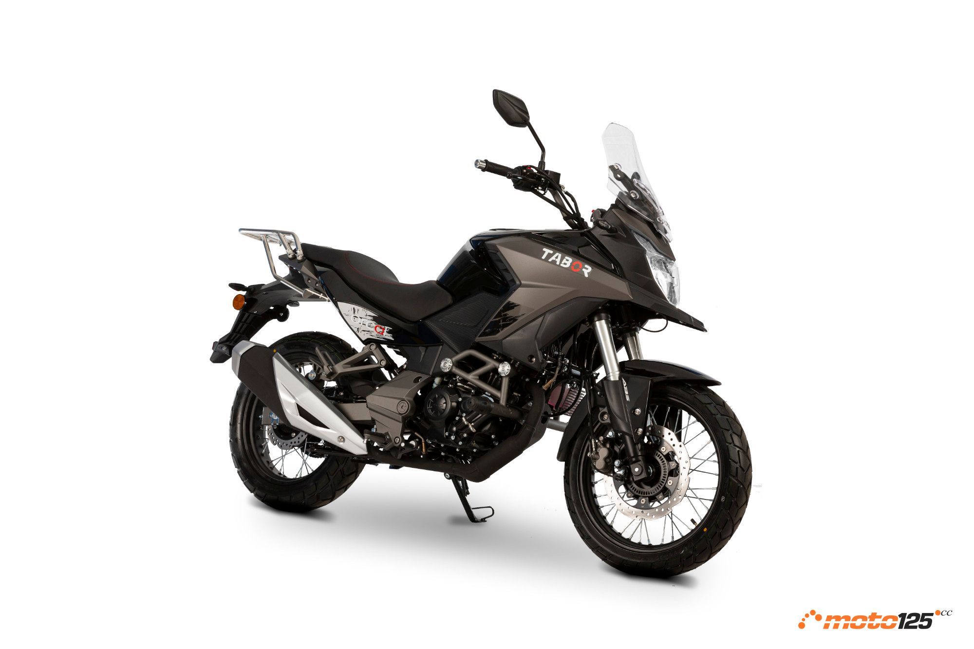 Orcal Tabor 125 negra lateral