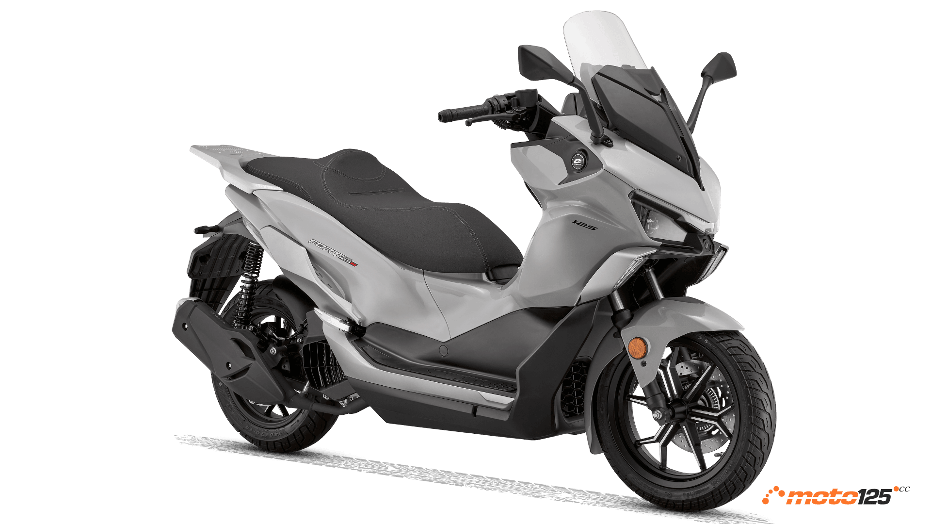 QJ Motor FORT 125N gris 3/4