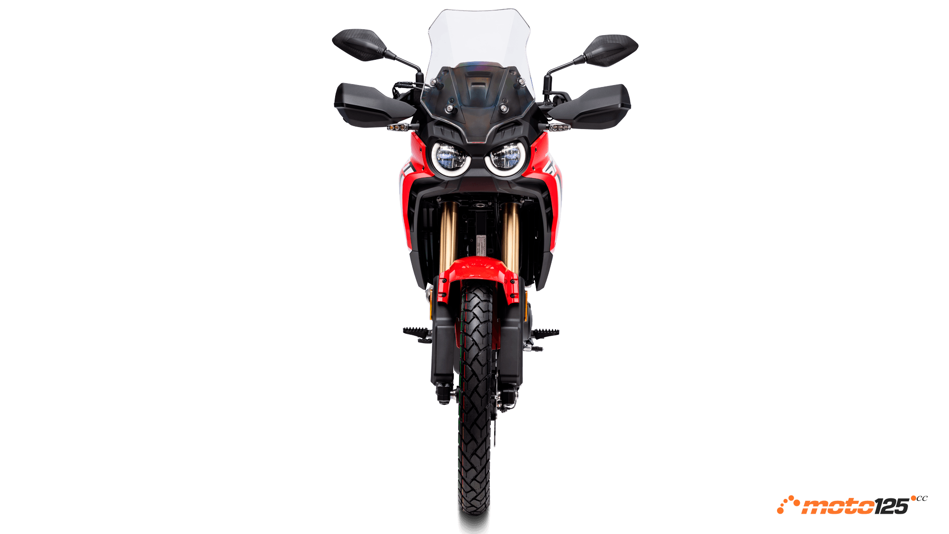 QJ Motor SRT 125DX rojo frente