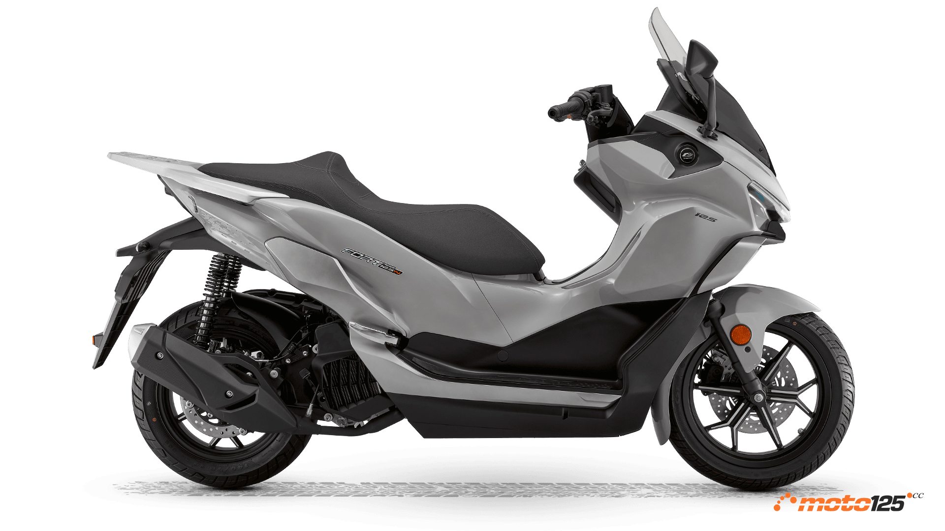 QJ Motor FORT 125N gris lateral