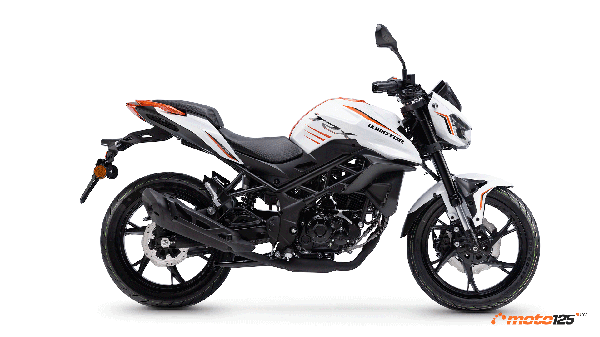QJ Motor TRX 125 blanca lateral alt