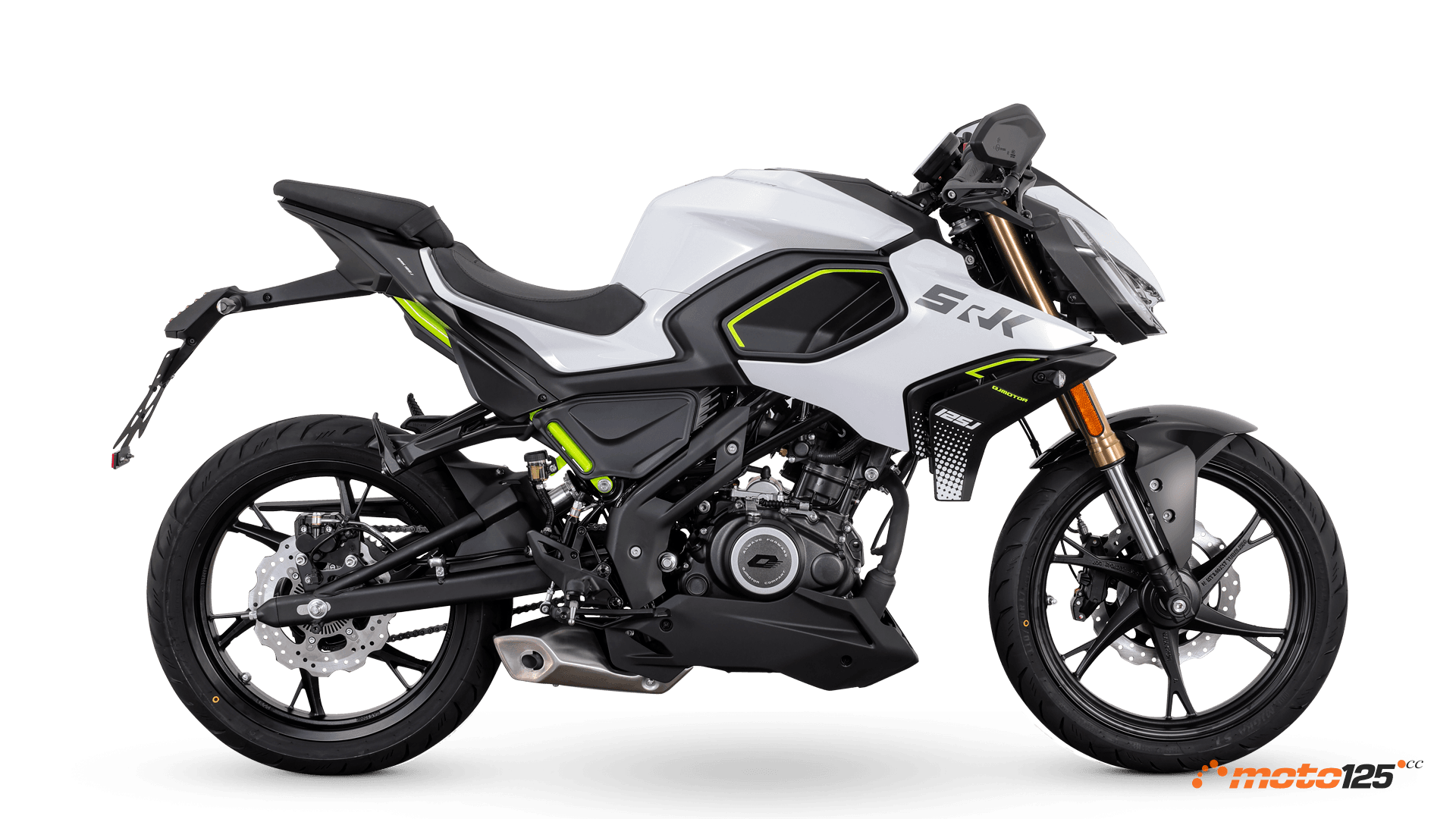 QJ Motor SRK 125J blanco lateral