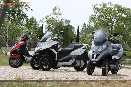 Comparativa - 3 de 3: MP3 Touring 300 LT/MP3 Yourban 300 LT/Quadro 3D 350 (con VideoPrueba)