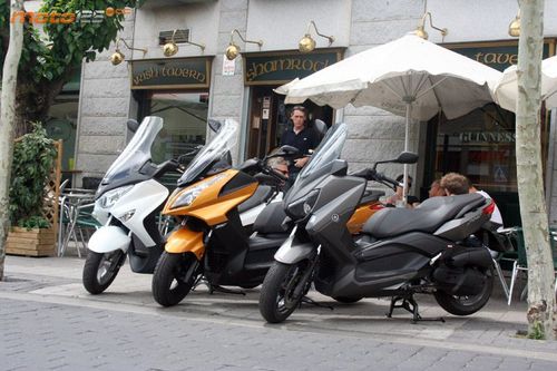 Scooters Gran Turismo Primera división - Segunda vuelta - Kymco SuperDink - Suzuki Burgman - Yamaha X-Max