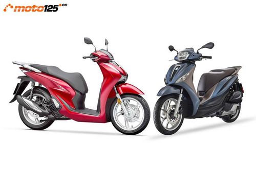 Comparativa (virtual) - Honda SH vs. Piaggio Medley ‘20