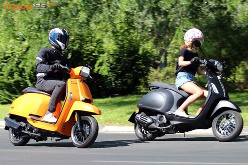 Prueba comparativa – Lambretta V-Special 125 vs. Vespa Sprint Notte 125