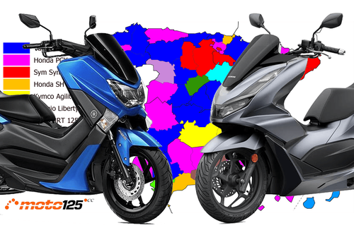 Superventas 125 cc 2024 por provincias